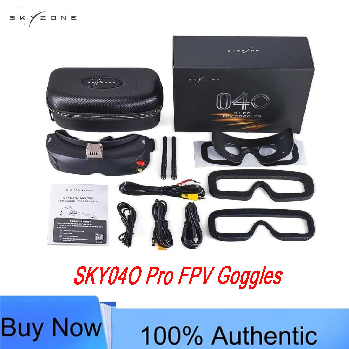 Skyzone Sky04O Pro Fpv Goggles - Óculos FPV SKYZONE SKY04O Pro -