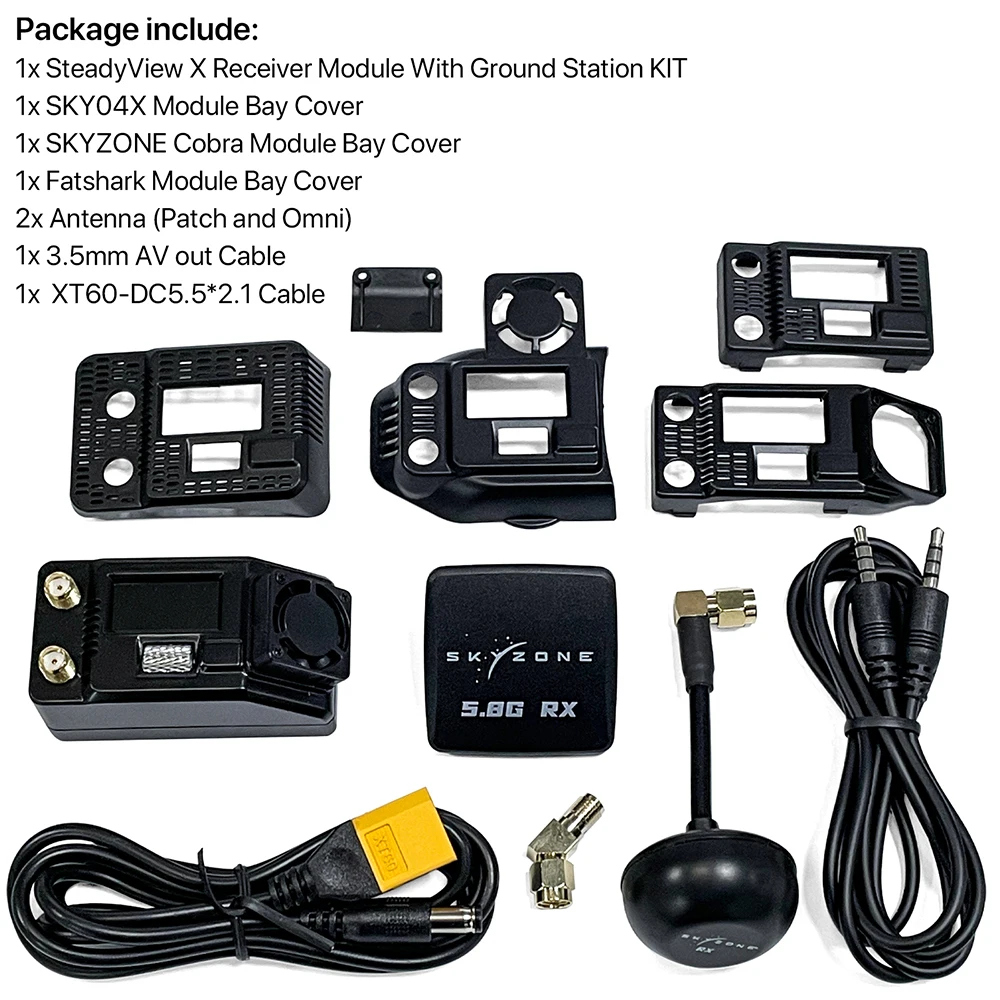 SKYZONE Steadyview X 5/5.8G Mó - Skyzone Steadyview X Receiver Module avaliação e preço